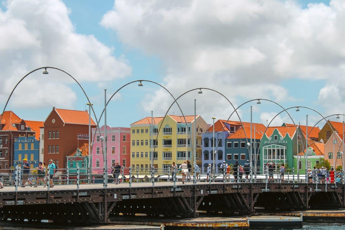 Handelskade y puente Reina Emma, Willemstad, Curaçao